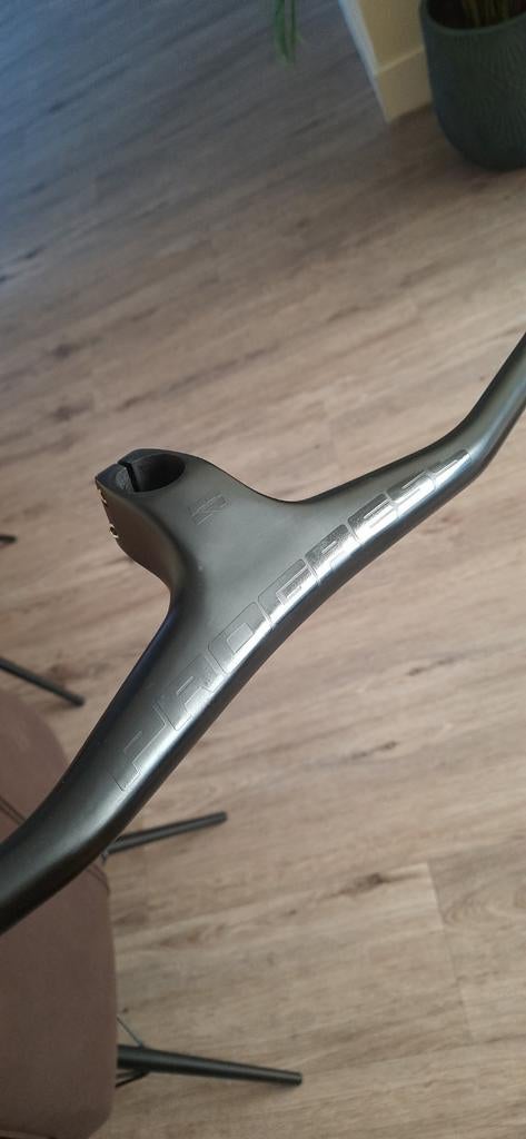 Progress Carbon MTB Cockpit stuur - 80mm -17 - 740mm, Fietsen en Brommers, Fietsonderdelen, Gebruikt, Progress, Stuur, Ophalen of Verzenden