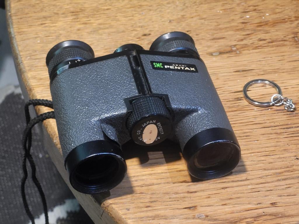 Vintage Asahi SMC Pentax 7x21 compact verrekijker / theaterk, Ophalen, 8 tot 12x