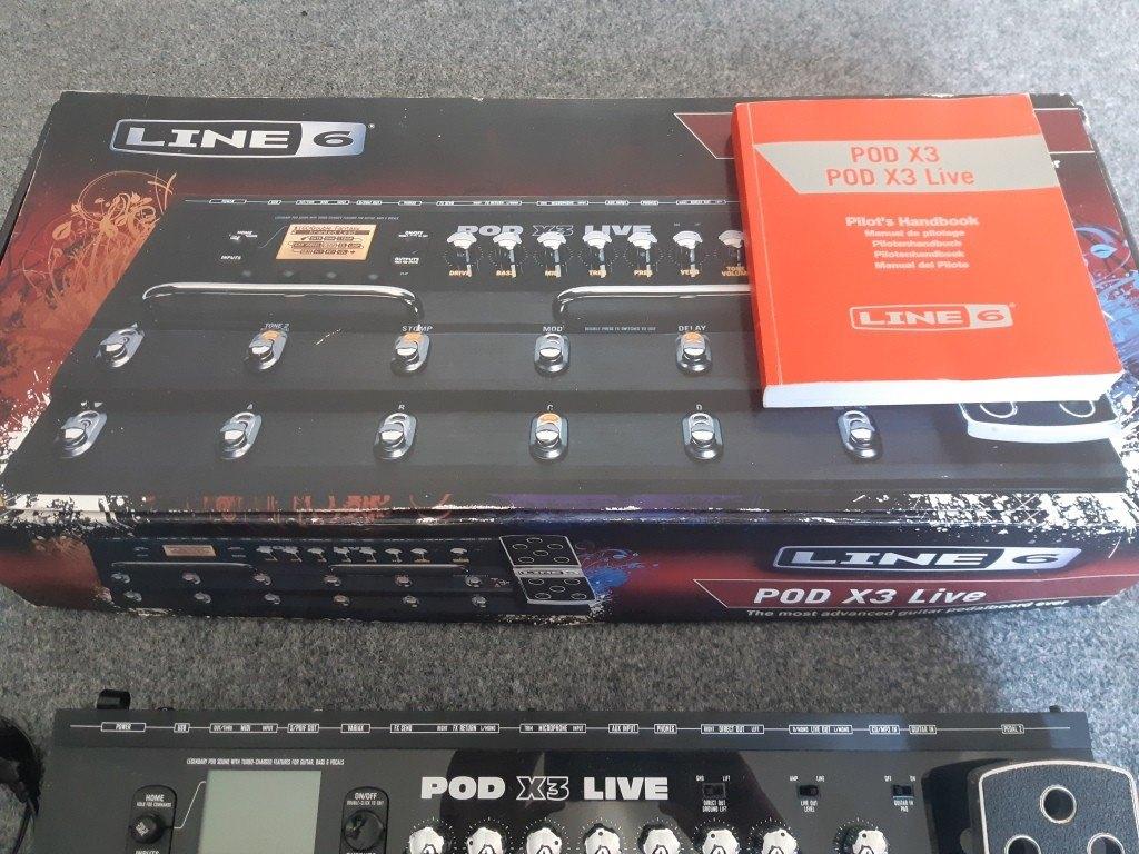 LINE 6 POD X3 LIVE compleet met doos en handleiding, Muziek en Instrumenten, Effecten, Ophalen, Gebruikt, Multi-effect