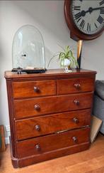 Antieke engelse ladekast (opknapper), Gebruikt, 5 laden of meer, Ophalen of Verzenden, Minder dan 100 cm