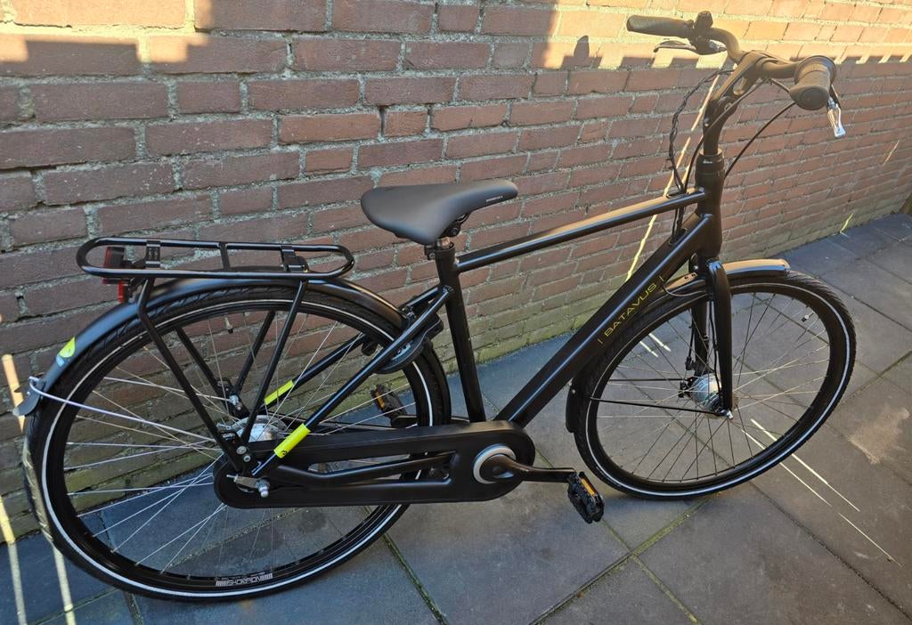Batavus fonk ND7 zwart, Fietsen en Brommers, Fietsen | Heren | Herenfietsen, Versnellingen, Minder dan 49 cm, Zo goed als nieuw