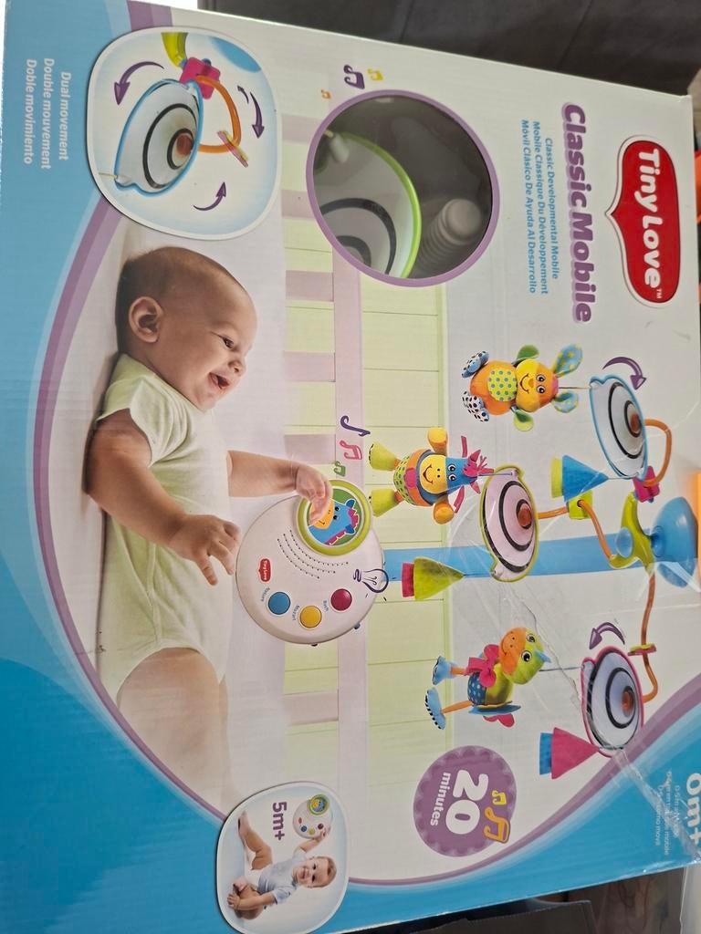Baby mobile tiny love, Kinderen en Baby's, Speelgoed | Babyspeelgoed, Ophalen of Verzenden, Zo goed als nieuw, Mobiel, Met licht