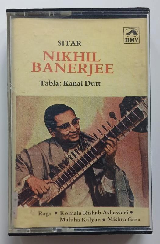 Nikhil Banerjee-Sitar(HMV India,1989)-Originele muziekcasset, Cd's en Dvd's, Cassettebandjes, Zo goed als nieuw, Origineel, Wereldmuziek