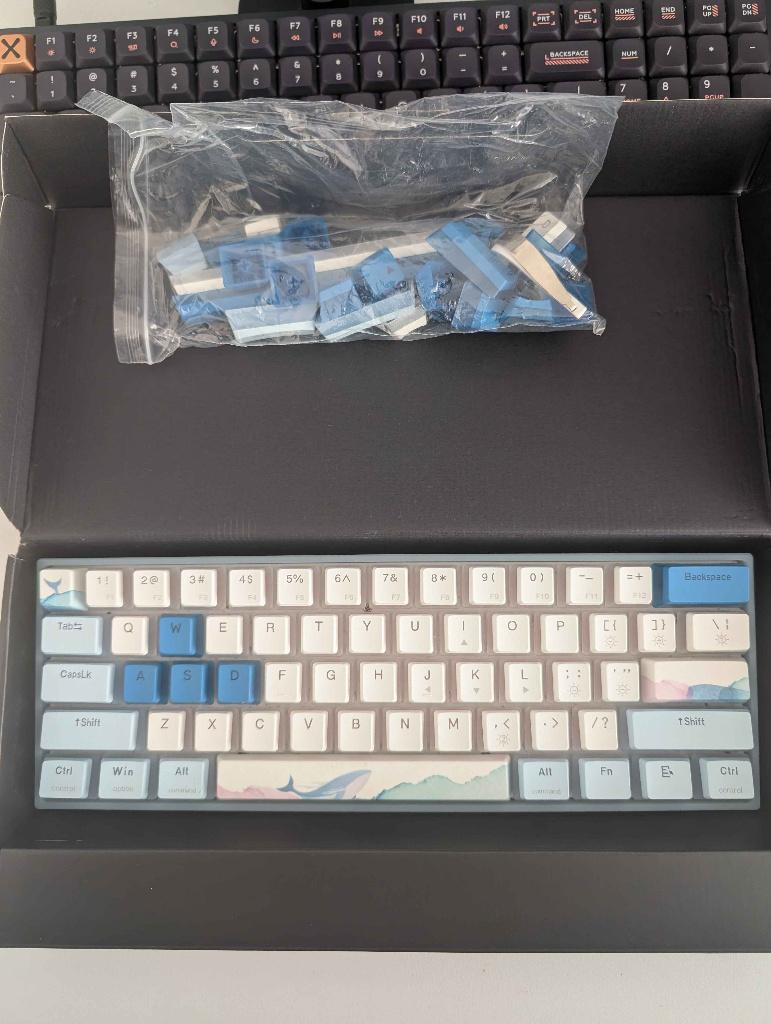 Womier WK61 60% Toetsenbord, Womier, Gaming toetsenbord, Ophalen of Verzenden, Zo goed als nieuw