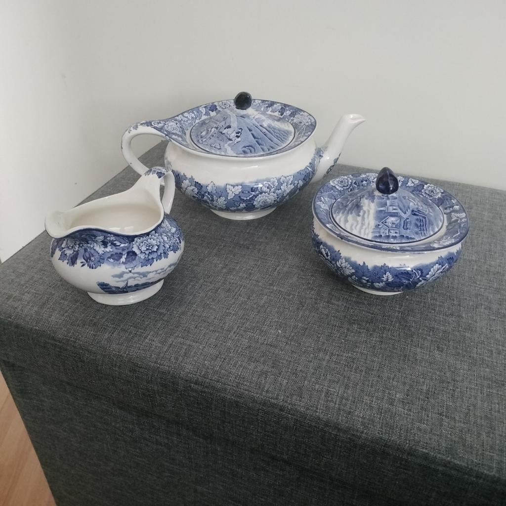 Antiek engels servies, Antiek en Kunst, Ophalen of Verzenden