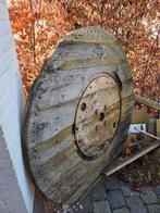 150cm rond houten tafelblad te koop, Ophalen, Gebruikt, Hout, Overige typen
