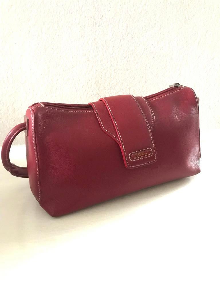 Rode Fossil handtas, Ophalen, Nieuw, Rood, Handtas