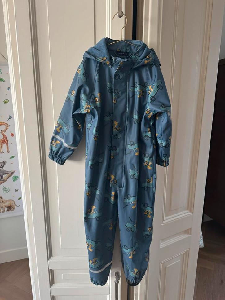 Regenpak Name It maat 104, Kinderen en Baby's, Kinderkleding | Maat 104, Zo goed als nieuw, Jongen, Setje, Ophalen of Verzenden