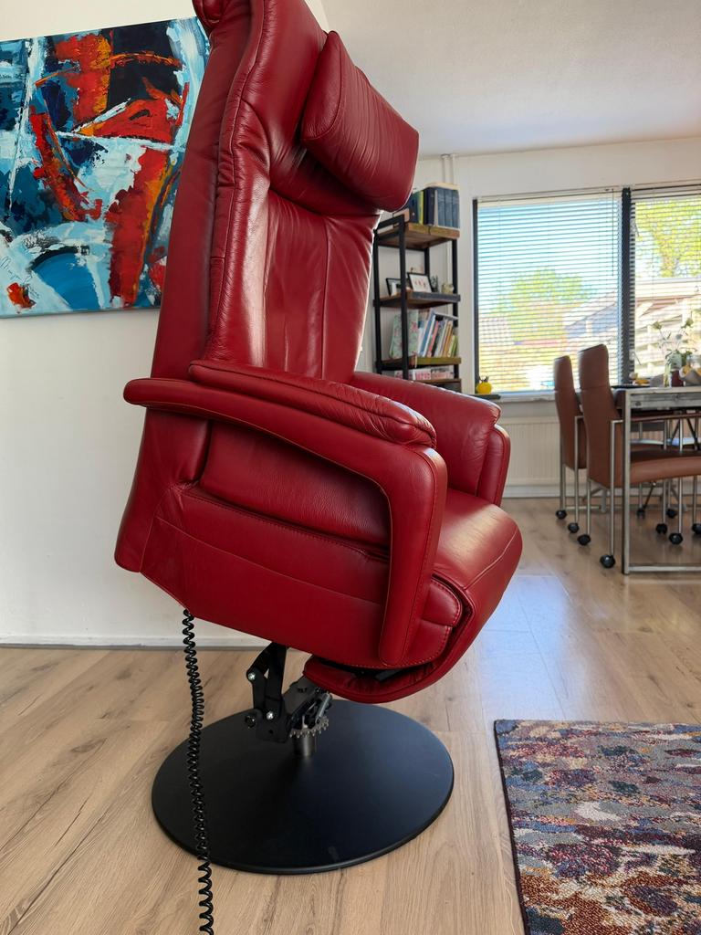 Prominent Sta op Relax Fauteuil ACCU ZGAN NIEUWPRIJS €6950, Minder dan 75 cm, Ophalen of Verzenden, Zo goed als nieuw, 50 tot 75 cm