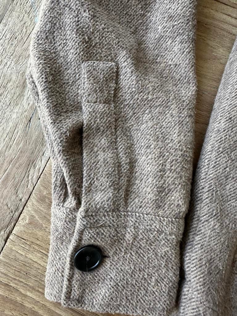 Zara Bruine/Taupe Heren Jas Blouse Maat S - Zachte Stof, Kleding | Heren, Ophalen of Verzenden, Gedragen, Bruin, Halswijdte 38 (S) of kleiner