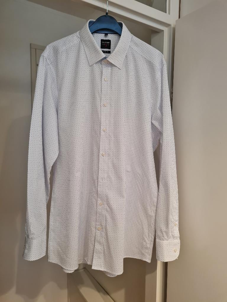 Overhemd Olymp, Kleding | Heren, Overhemden, Ophalen, Wit, Zo goed als nieuw, Halswijdte 41/42 (L)