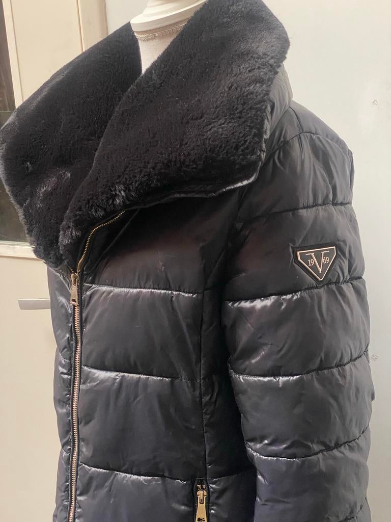 19V69 Versace winterjas zwart, Ophalen of Verzenden, Nieuw, Maat 36 (S), Zwart