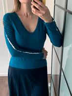 Scenario stretch top shirt mouwen met pailletten petrol L, Kleding | Dames, Blauw, Maat 42/44 (L), Nieuw, Ophalen of Verzenden