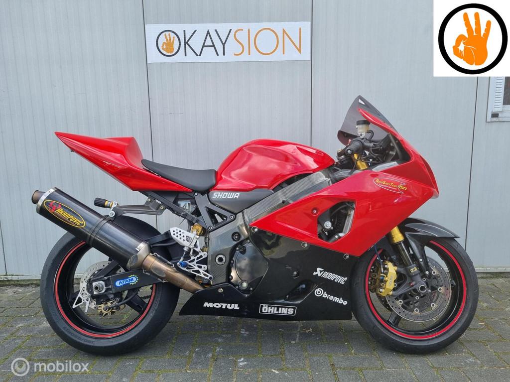 Circuitmotor Suzuki GSX-R 750 (bj 2004) Veel opties!, Bedrijf, Meer dan 35 kW, 749 cc, Super Sport