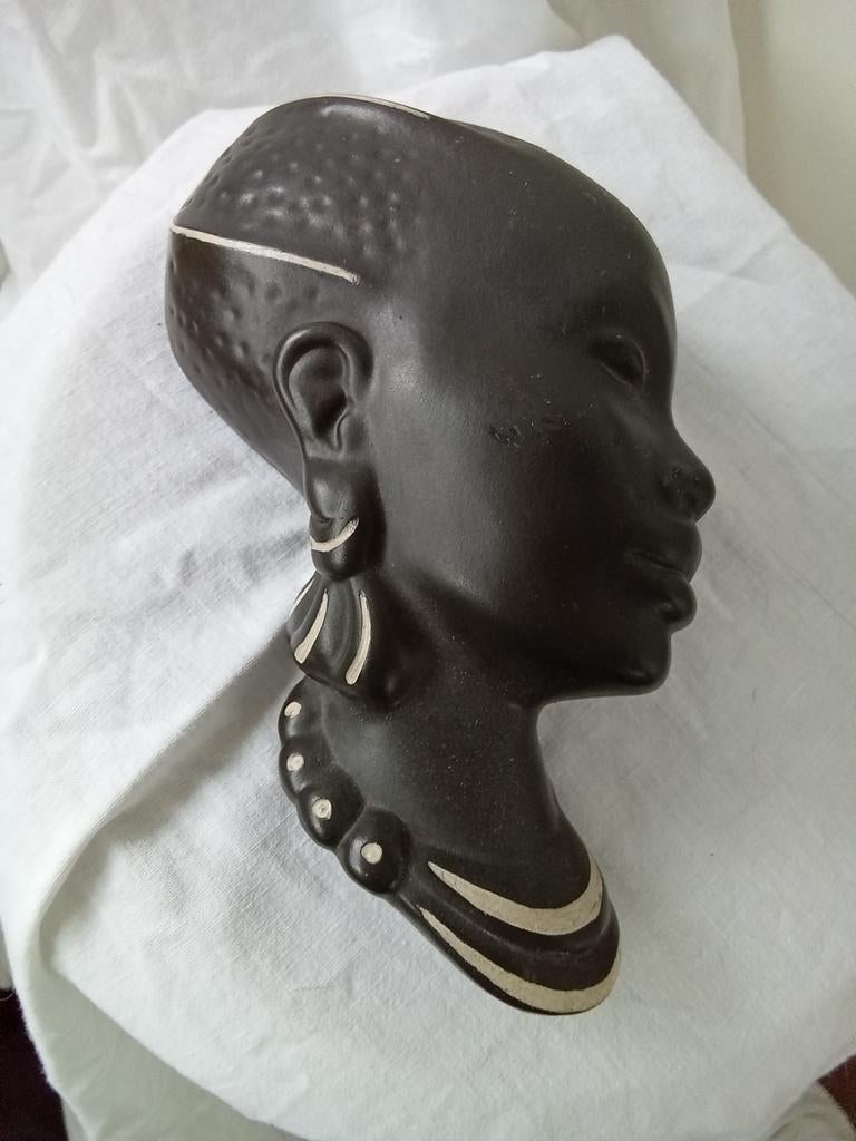 Mid century wandmasker keramiek L'Ancora 501, Ophalen of Verzenden