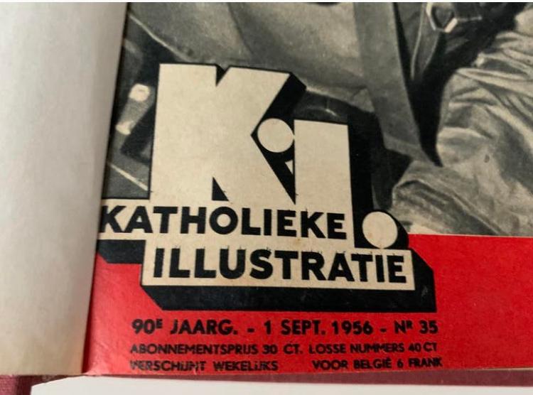 KATHOLIEKE ILLUSTRATIE- ingebonden .mei 1956 -aug56, Verzamelen, Ophalen of Verzenden, 1940 tot 1960, Tijdschrift