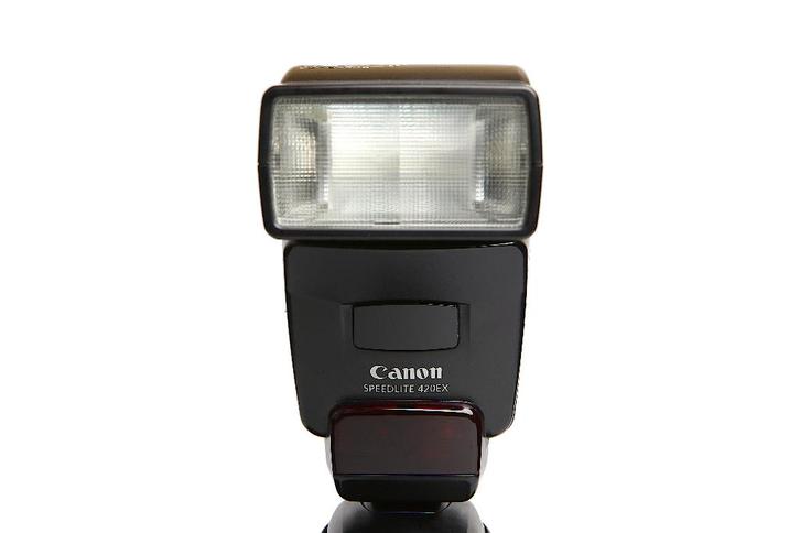 Canon Speedlite 420 EX flitser met 1 jaar garantie, Audio, Tv en Foto, Fotografie | Flitsers, Zo goed als nieuw, Canon, Kantelbaar