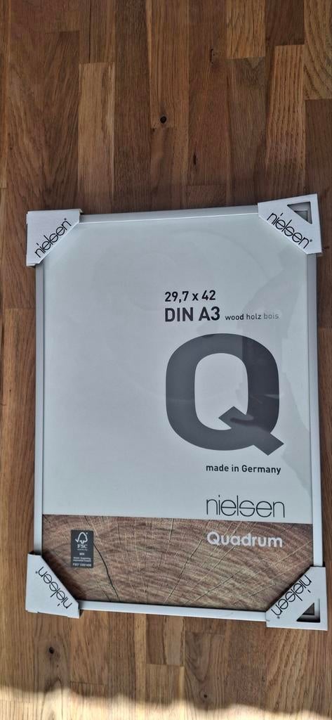 Zilveren Lijst A3 Formaat, Ophalen, Minder dan 50 cm, Metaal of Aluminium, Nieuw