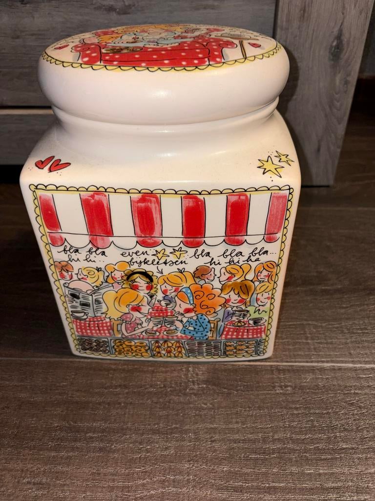 Blond Amsterdam voorraadpot koekjespot, Blond Amsterdam, Gebruikt, Ophalen of Verzenden, Voorraadpot
