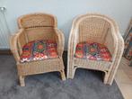 rieten stoel (2x), Huis en Inrichting, Stoelen, Ophalen, Gebruikt, Twee, Overige kleuren