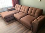 Bruine Hoekbank, Huis en Inrichting, Ophalen, Gebruikt, Overige materialen, Modern