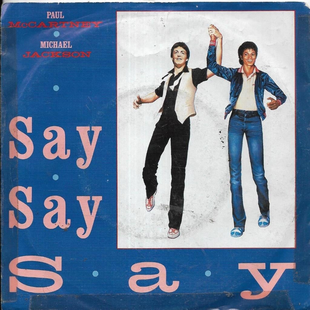 Paul McCartney & Michael Jackson-Say say say, Cd's en Dvd's, Vinyl Singles, Gebruikt, 7 inch, Single, Ophalen of Verzenden