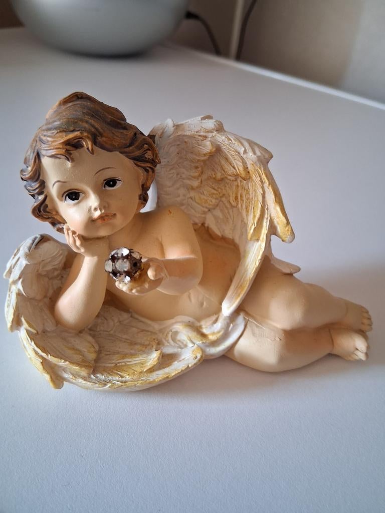 8 Engelen beeldjes, Verzamelen, Beelden en Beeldjes, Ophalen of Verzenden, Zo goed als nieuw, Religie