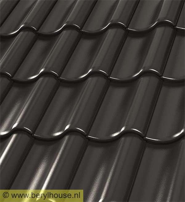 € 15,95 per m2  Gebakken dakpannen: OVH zwart mat verglaasd, Niet ingevuld, Róben, Steen of Klei, Verzenden