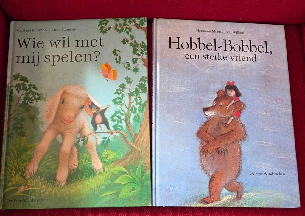 2 kinderboeken: Wie wil met mij spelen? & Hobbel-Bobbel, Ophalen of Verzenden, Gelezen, Fictie algemeen