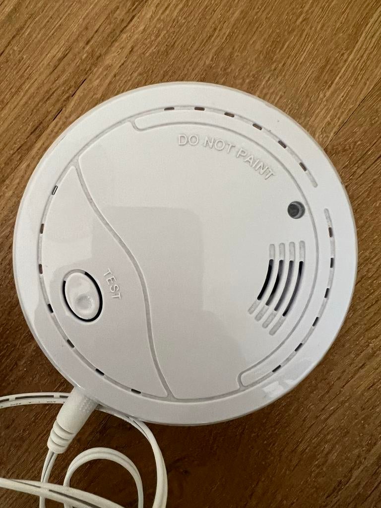 Gasmelder met stroomadapter - Nieuwstaat, Ophalen of Verzenden, Zo goed als nieuw, Detector, Sensor of Melder, Rook