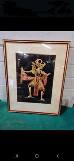 bamboe schilderij ingelijst vintage, Ophalen of Verzenden, 'T Olde Gre-j, Info@toldegrej.nl, Endepoelstraat 20f Didam