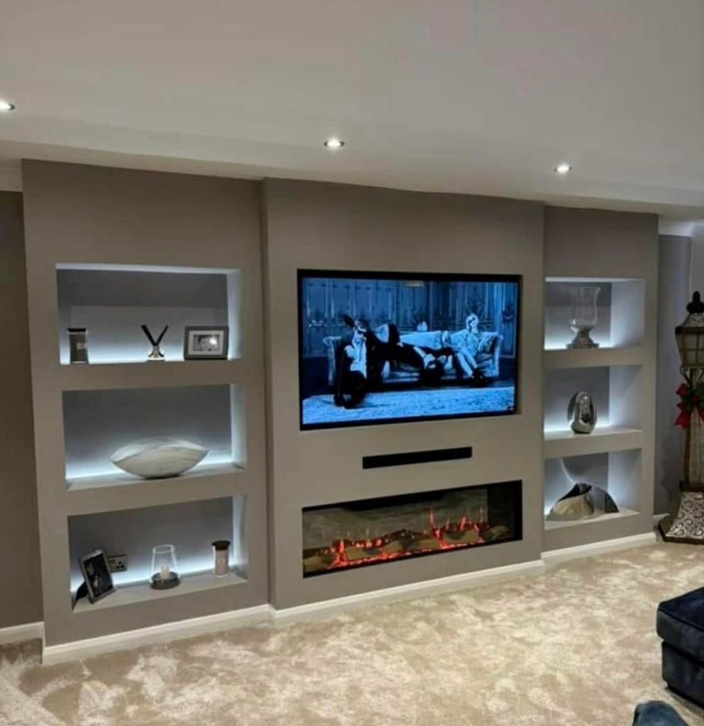 Cinewal & Schilder en stucwerk, Huis en Inrichting, Kasten | Televisiemeubels, Zo goed als nieuw, Minder dan 100 cm, 25 tot 50 cm