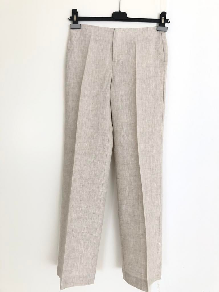 BROEK mt36 REFORMATION (€220.00) ongedragen LINNEN, Verzenden, Beige, Nieuw, Maat 36 (S)