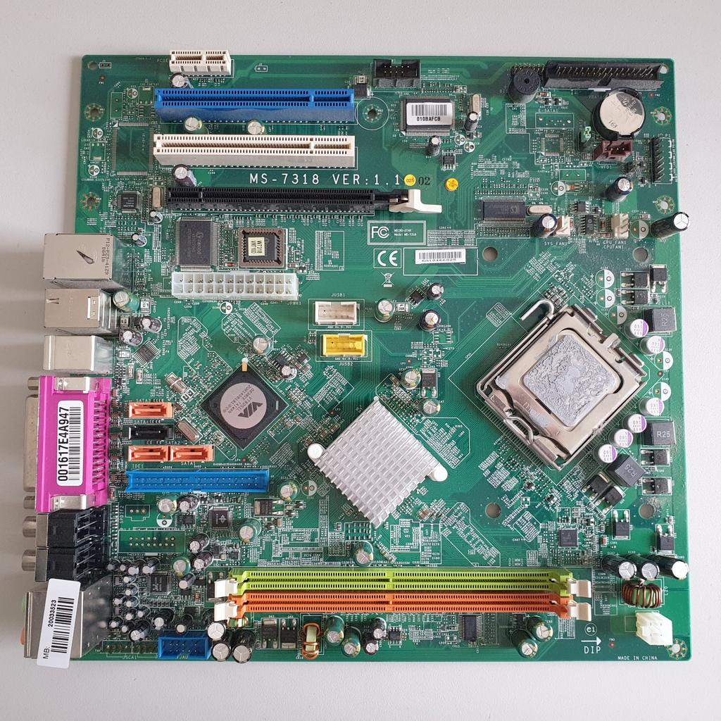 PC motherboard MS-7318, Ophalen of Verzenden, Gebruikt, DDR2