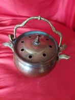 Antieke Japanse koperen wierrook pot, Antiek en Kunst, Ophalen of Verzenden