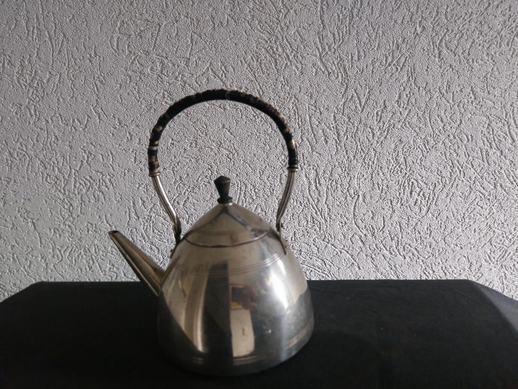 Metawa klassieke metalen theeketel ong 50 jaar oud vintage, Antiek en Kunst, Antiek | Keukenbenodigdheden, Ophalen of Verzenden