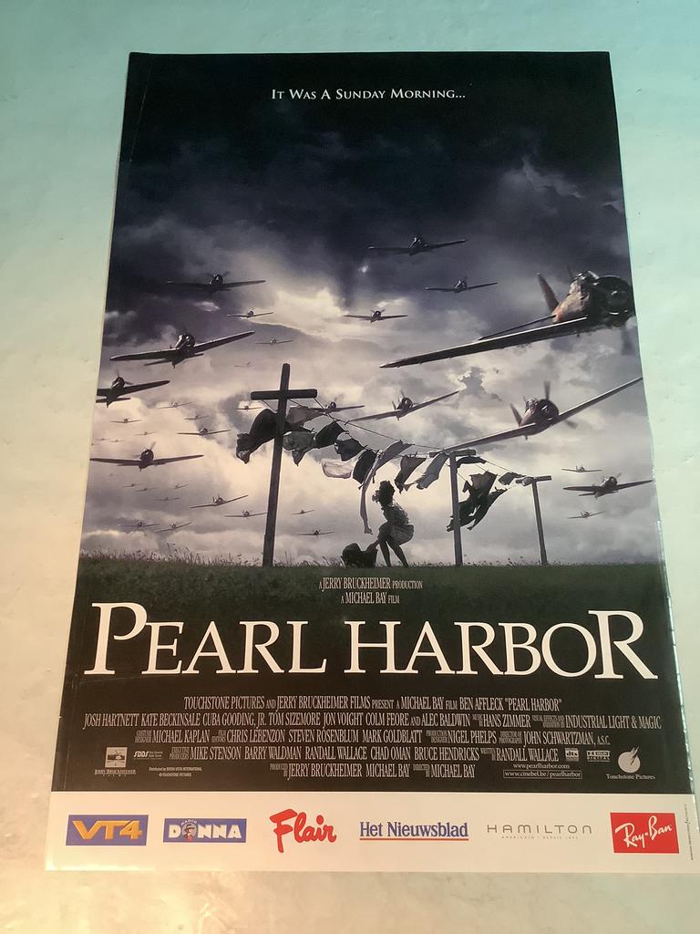 PEARL HARBOR   FILMPOSTER   40-60 cm   Used, Ophalen of Verzenden, Gebruikt, A1 t/m A3, Film en Tv