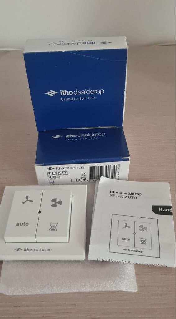 ITHO DAALDEROP AFSTANDSBEDIENING en CO2 METER, Ophalen of Verzenden, Nieuw, Afzuiger