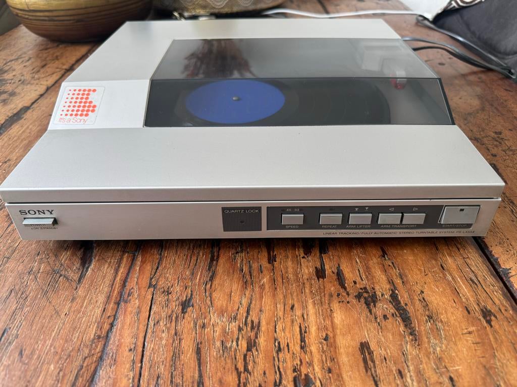 Sony PS-LX55II Platenspeler - vintage design Perfect Werkend, Gebruikt, Automatisch, Ophalen of Verzenden, Platenspeler