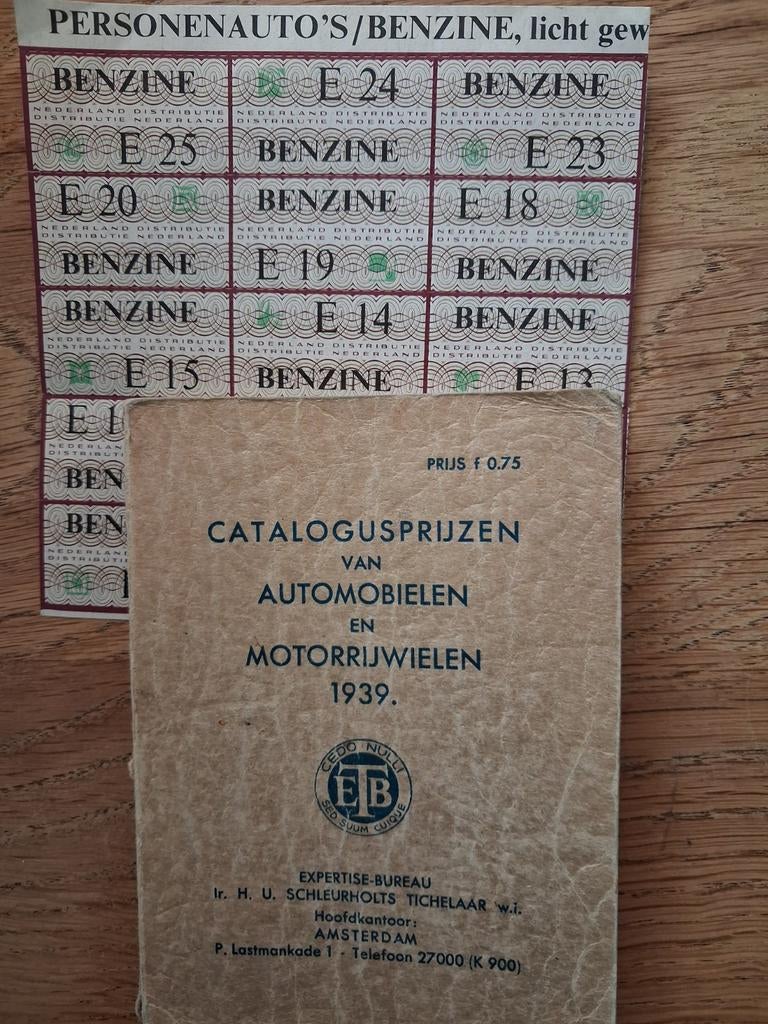 Taxatie en expertise boekje uit 1939., Ophalen