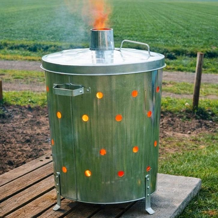 Tuinafval verbrandingsoven rond – NIEUW in doos, Tuin en Terras, Tuinhaarden, Nieuw, Ophalen