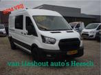 Ford Transit 350L Trekhaak Dubbele Cabine groot scherm navi, Voorwielaandrijving, Stof, Zwart, 4 cilinders
