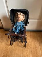 Aangeboden popenwagentje met oud popje, Ophalen