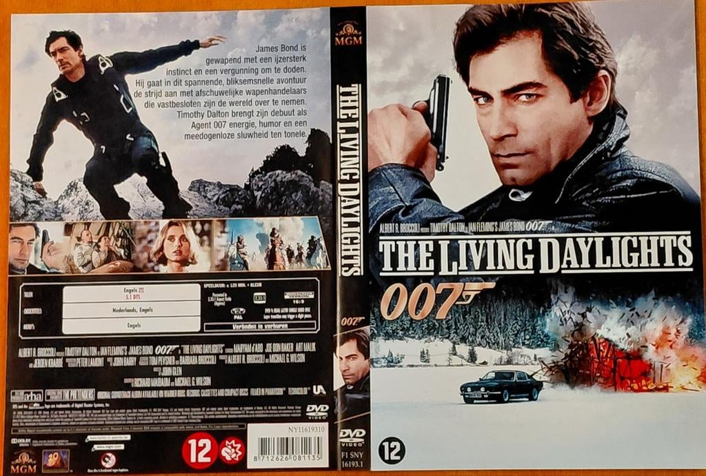 DVD 007 James Bond: The Living Daylights (Timothy Dalton), Vanaf 12 jaar, Ophalen of Verzenden, Gebruikt, Actiethriller