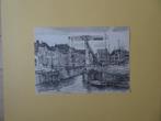 Litho St. Maartensbrug Goes en haven, Gerard Menken 1983, Verzenden