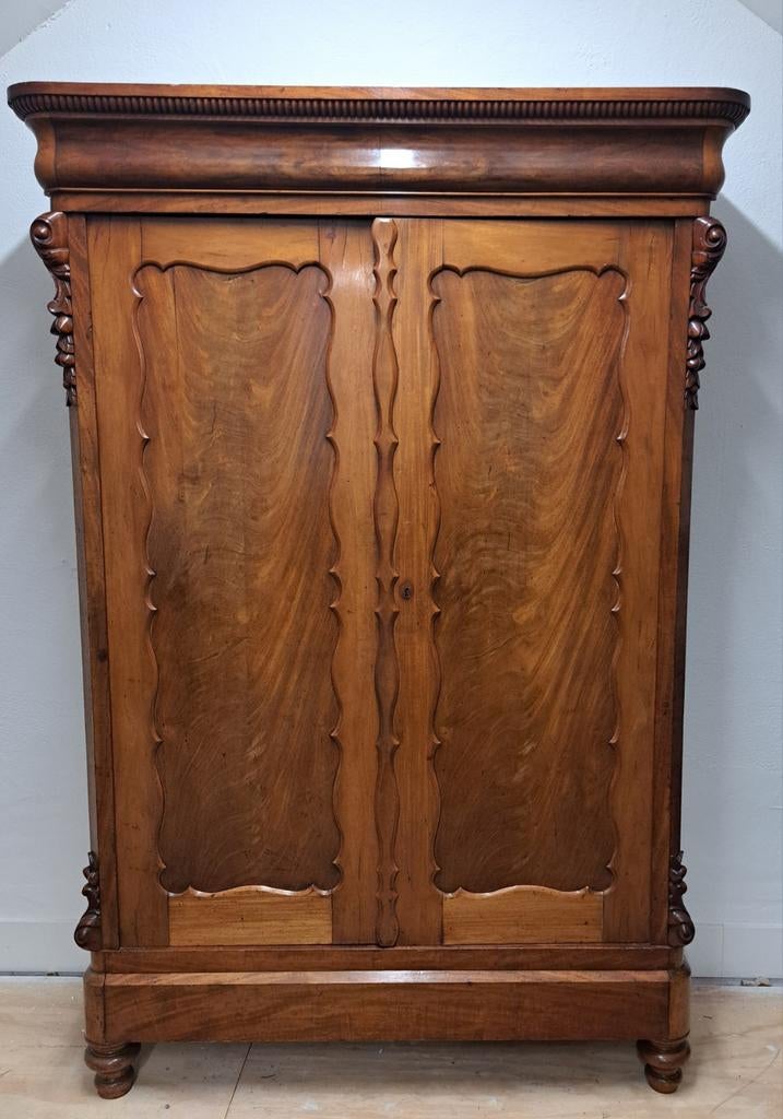 Antieke Kast Mahonie Biedermeier, Antiek en Kunst, Antiek | Meubels | Kasten, Ophalen