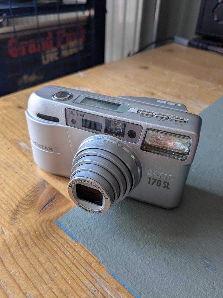 Pentax Espio 170 SL analoge camera, Ophalen of Verzenden, Gebruikt, Compact, Pentax