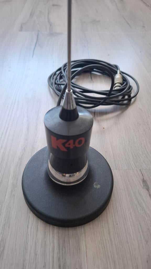 K40 cb mobiel antenne met magneetvoet, 27mc antenne, bakkie, Telecommunicatie, Antennes en Masten, Ophalen, Gebruikt, Antenne