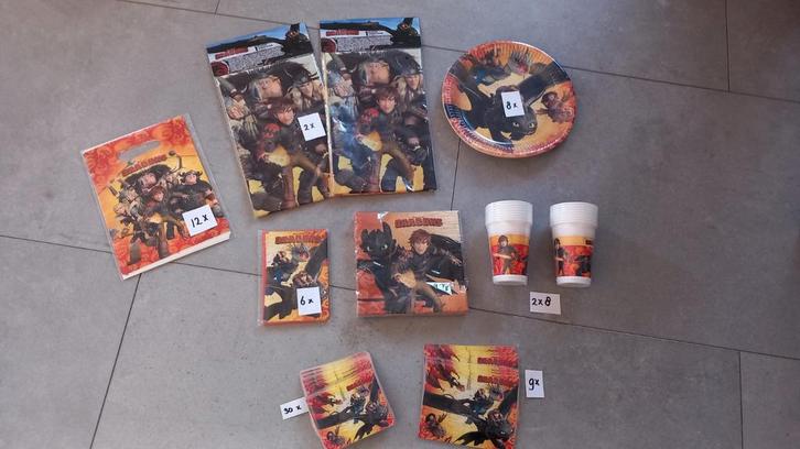 Kinderfeestje verjaardag accessoires hoe tem je een draak, Hobby en Vrije tijd, Feestartikelen, Ophalen of Verzenden