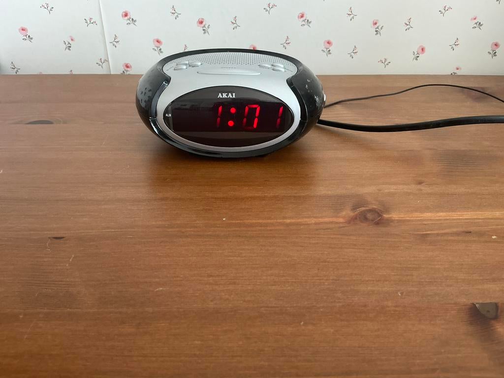 Elektrisch wekkertje., Witgoed en Apparatuur, Wekkers, Ophalen of Verzenden, Zo goed als nieuw